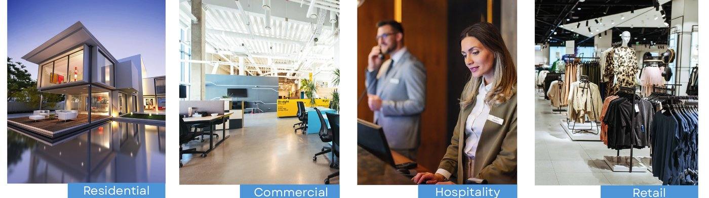 Commercial, Hospitality, Retail and Residential β Media Town Technologies