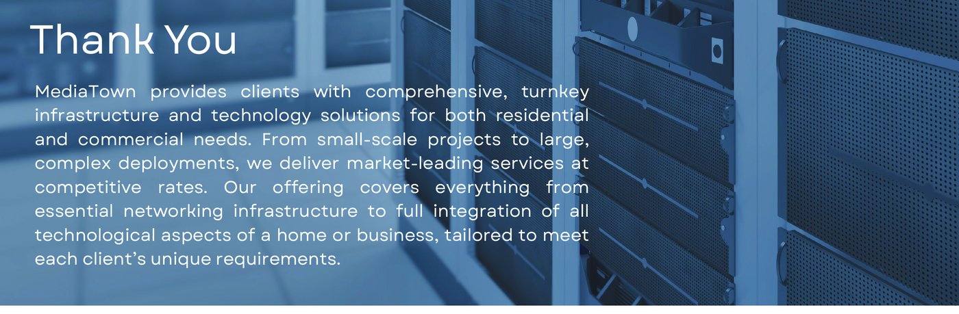 Media Town Commercial Infrastructure